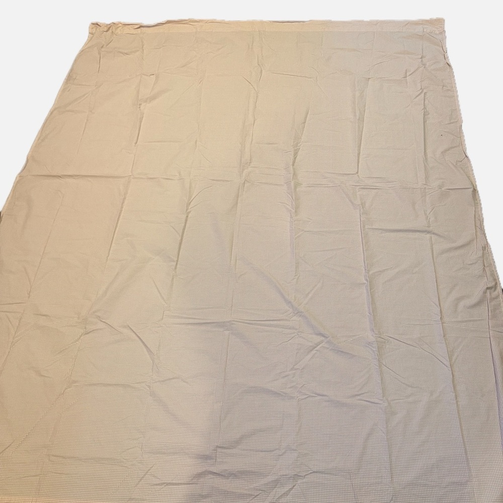 Lauren Ralph Lauren Gingham Checkered Flat Bed Sheet Full Cotton Pink Farmhouse